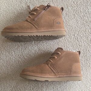 UGG Tan Suede Ankle Boys Boots